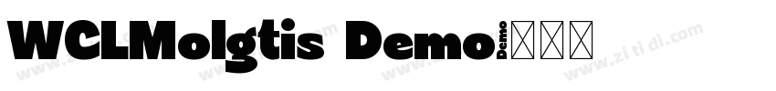 WCLMolgtis Demo字体转换